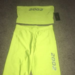 Forever 21 (2002) like green &’ silver outfit